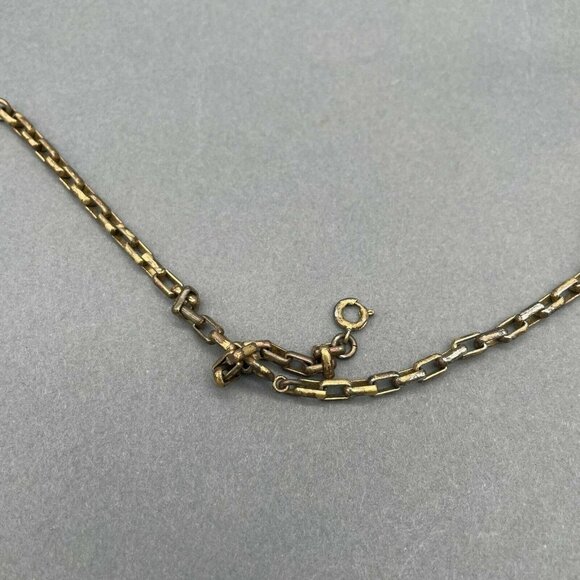 Sttela & Dot Soleil Pendant Necklace Snake Chain Gold Tone Adjustable - Picture 5 of 5